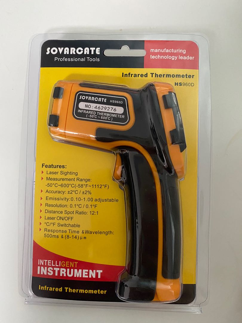 Infrared thermometer, Health & Nutrition, Thermometers on Carousell