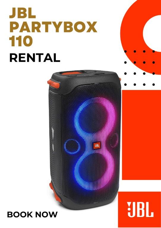JBL Partybox 110 Rental, Audio, Soundbars, Speakers & Amplifiers on