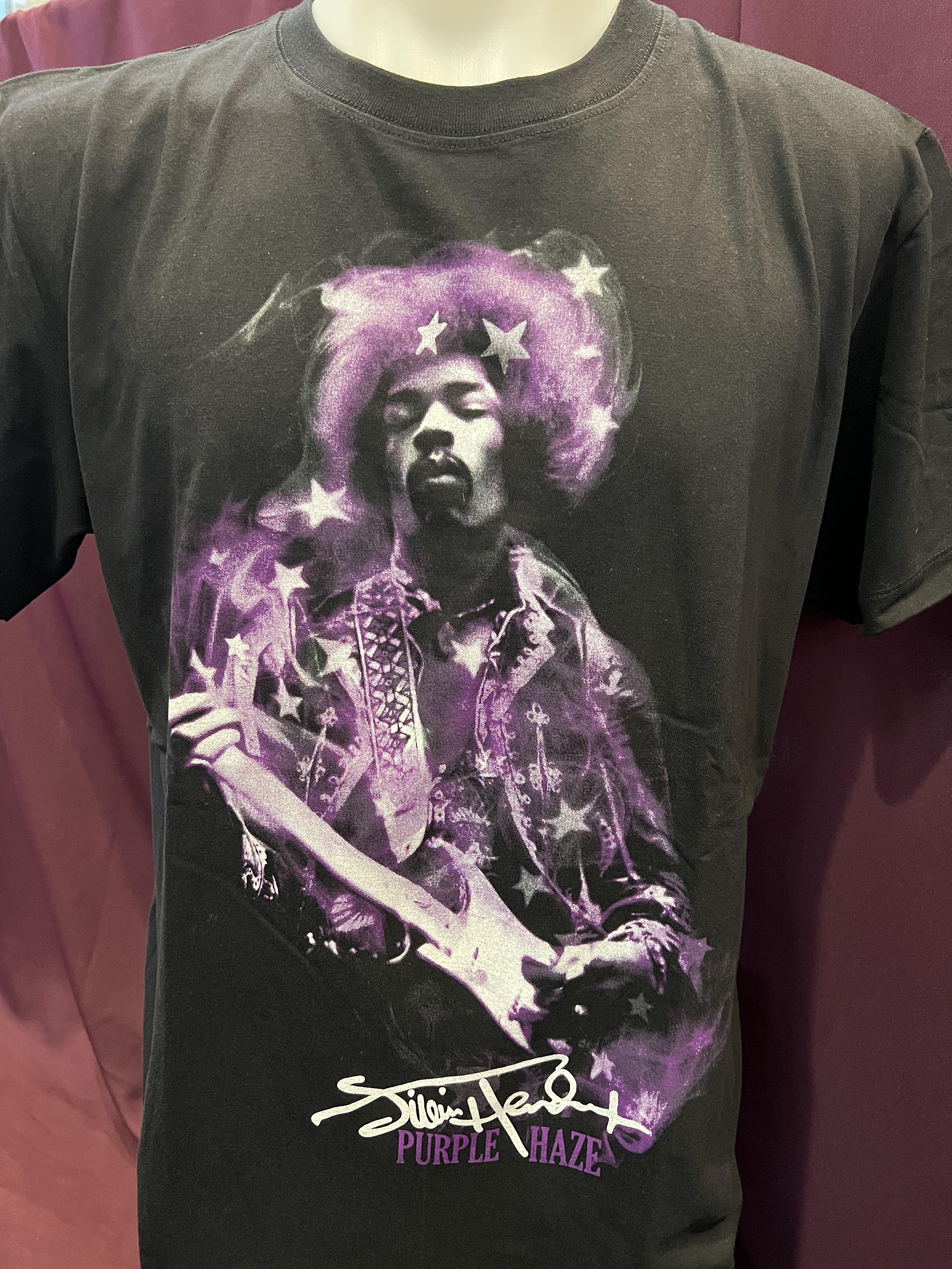 Jimi Hendrix JH purple haze rock t 