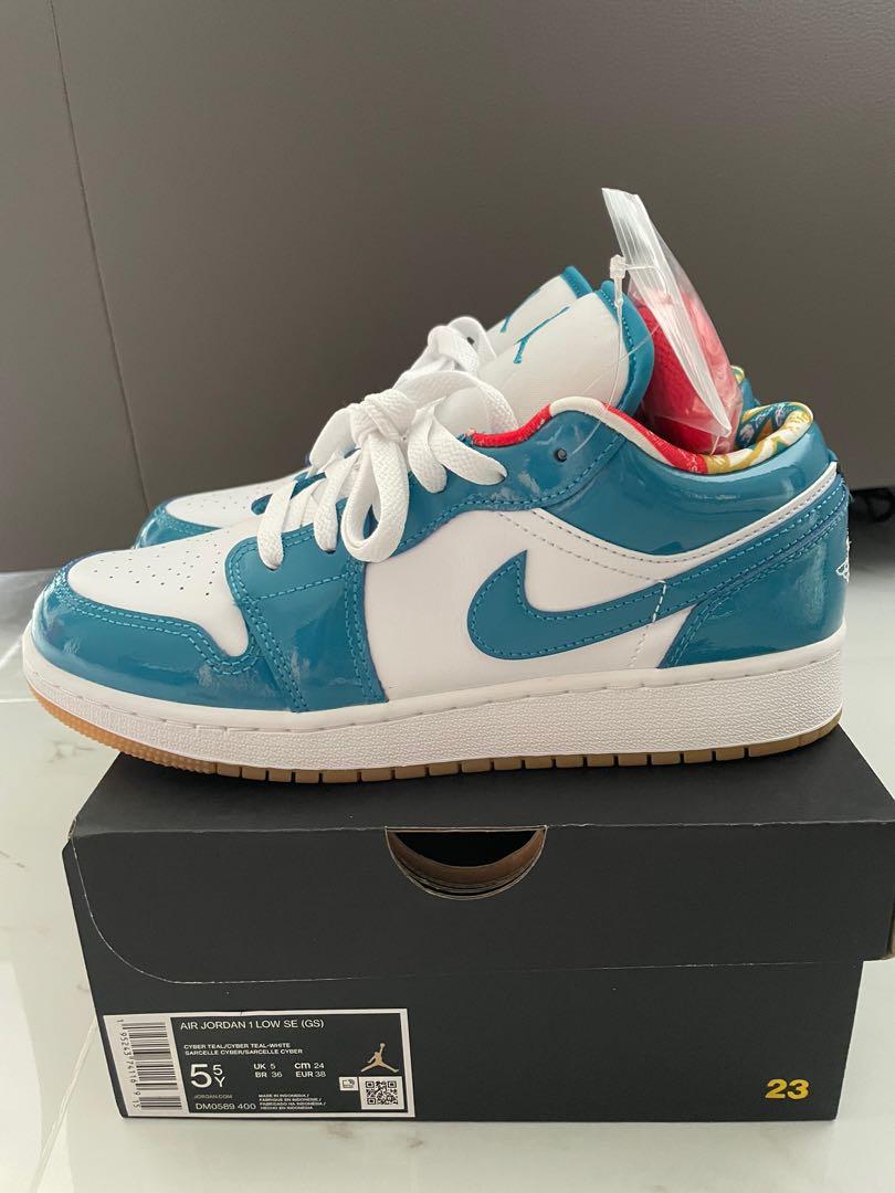 Jordan Low SE Barcelona GS, Women's Fashion, Footwear, Sneakers