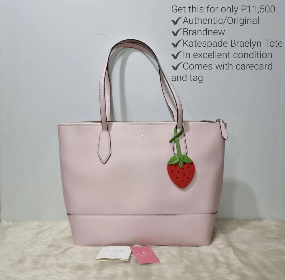 Kate Spade pink tote bag, Luxury, Bags & Wallets on Carousell