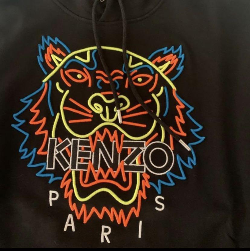 Kenzo neon hoodie outlet
