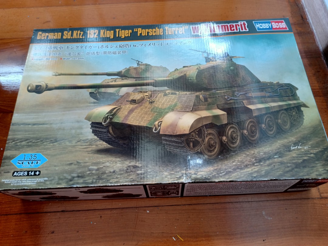 Hobby boss King tiger porche turret, Hobbies & Toys, Toys & Games on ...