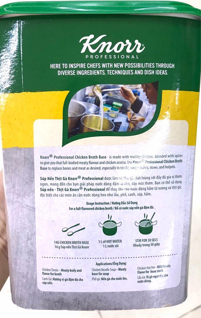 Knorr Chicken Broth Base 1.5kg, Food & Drinks, Spice & Seasoning on