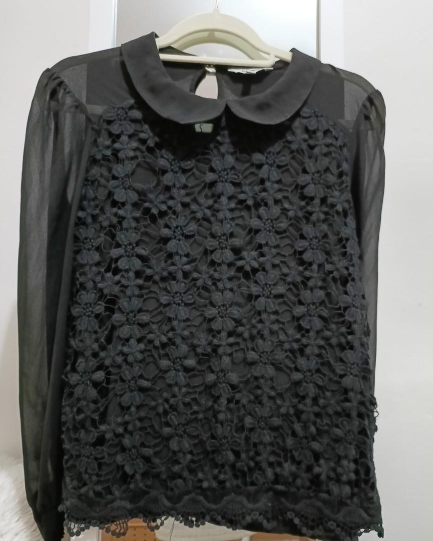 Koton See through Longsleeve (Category: Longsleeves) located in Quezon City. Submitted by JoyToEnjoy (Listing ID 1161967247, Image 3). Description: 𝐅𝐎𝐑 𝐎𝐅𝐅𝐈𝐂𝐄 ,𝐂𝐀𝐒𝐔𝐀𝐋,𝐅𝐎𝐑𝐌𝐀𝐋 𝐎𝐔𝐓𝐅𝐈𝐓 ❣️ 🌷 Excellent Condition 🌷 Medium to Large 🌷 Chiffon Fabric , garterized dulo ng sleeves so pwede I adjust to make 3/4 to shorter 🌷 Sellers Height 5 flat , Size Medium,Bust 36 𝐌𝐘 𝐂𝐎𝐋𝐋𝐄𝐂𝐓𝐈𝐎𝐍𝐒 𝐀𝐑𝐄 𝐅𝐑𝐎𝐌 𝐃𝐔𝐁𝐀𝐈 𝐖𝐇𝐄�