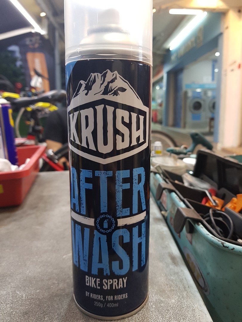 Krush after wash bike discount spray