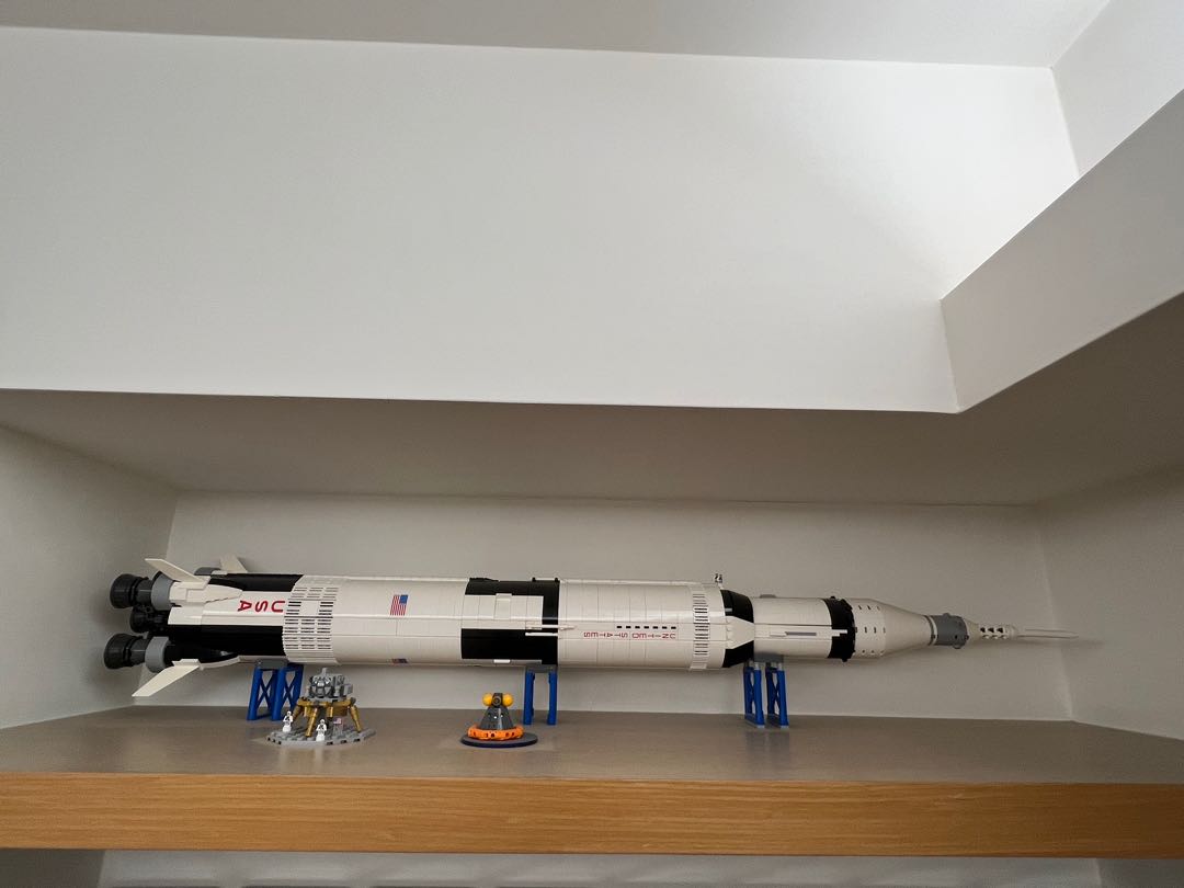 Lego樂高21309 NASA Apollo Saturn V農神5號, 興趣及遊戲, 玩具與