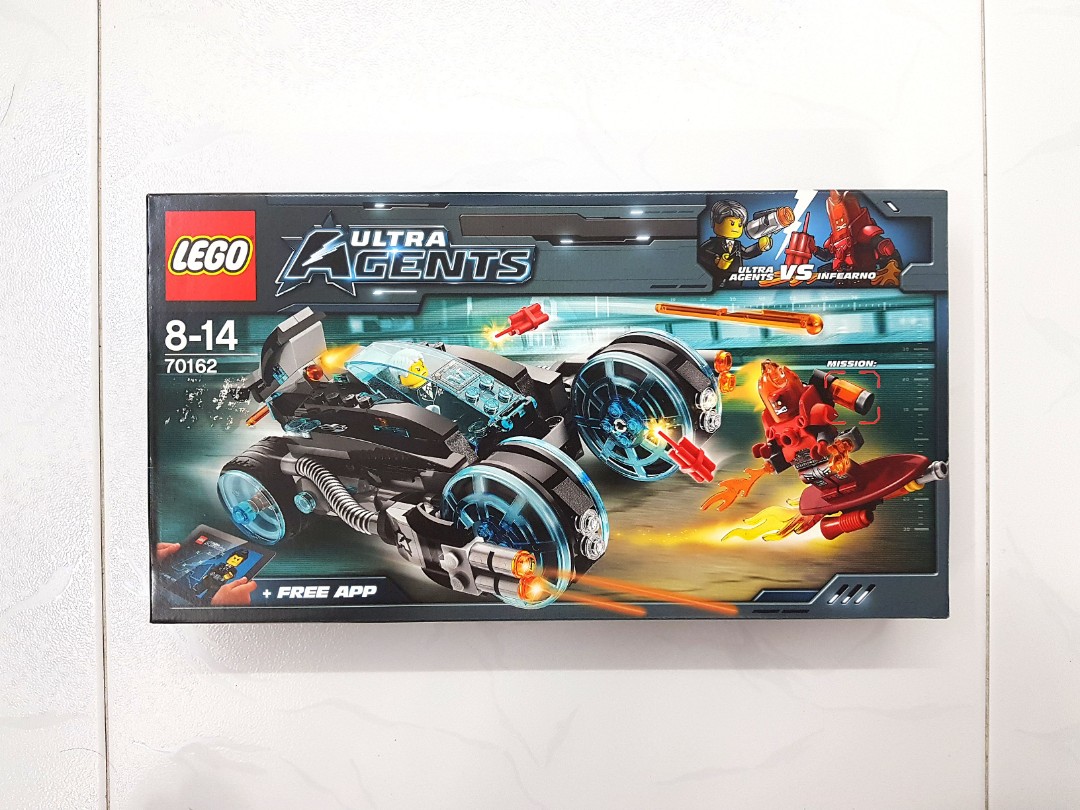 Lego Ultra Agents 70162 Infearno Interception 2014 313pcs MISB Hobbies Toys Toys Games on Carousell