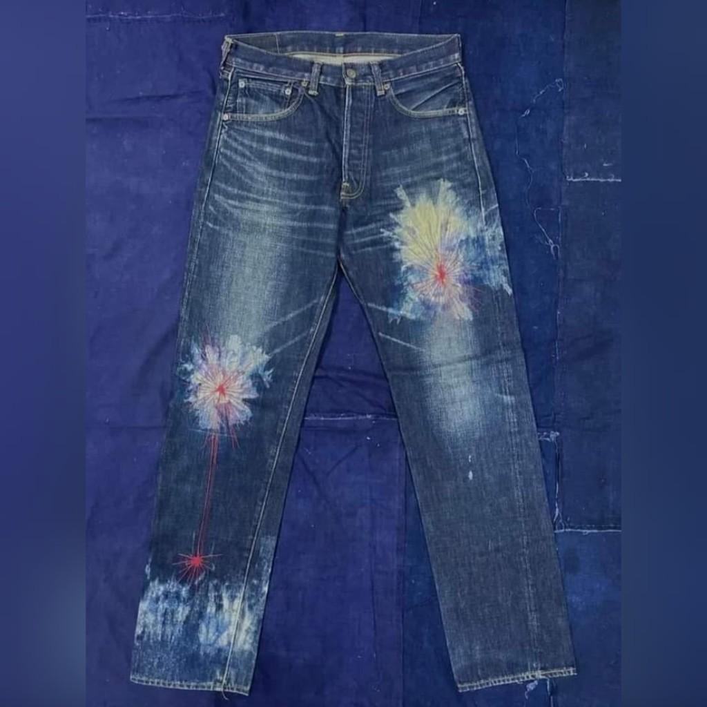 Levis LVC 66501-0185 W34 原色煙效果刺綉花火55501 47501 visvim NBHD 