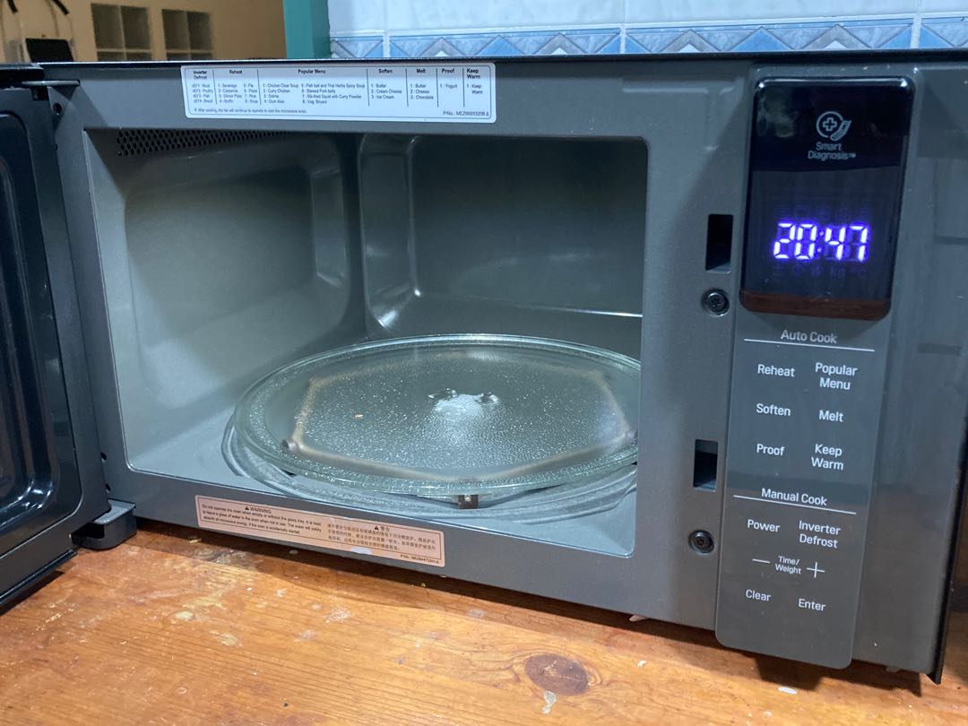 LG smart inverter microwave 25L, TV & Home Appliances, Kitchen