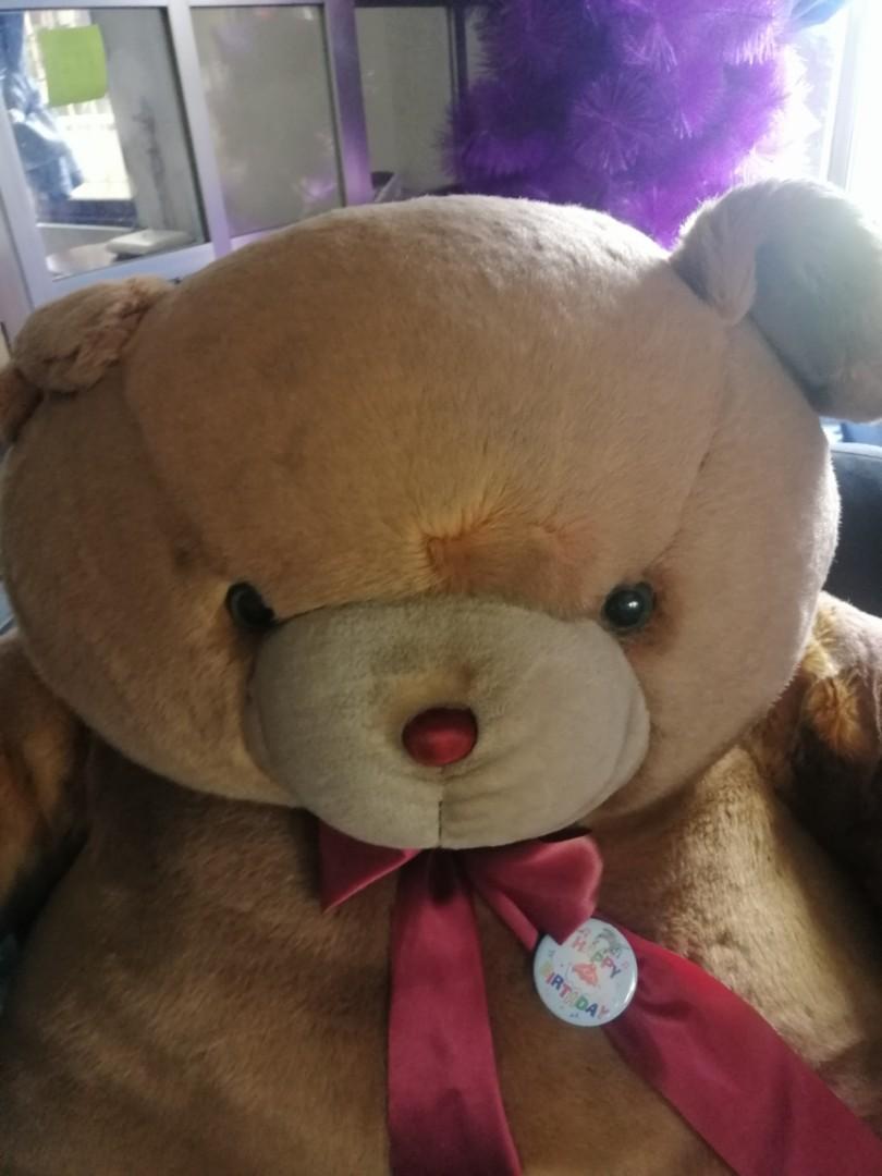 Life size teddy bear blue magic (Category: Plushies & Soft Toys) located in Valenzuela. Submitted by Pinkantshoppe (Listing ID 1161844674, Image 3). Description: chunky life size teddy bear well used just needs cleaning pick up only valenzuela are sf co buyer gcash or bank transfer.