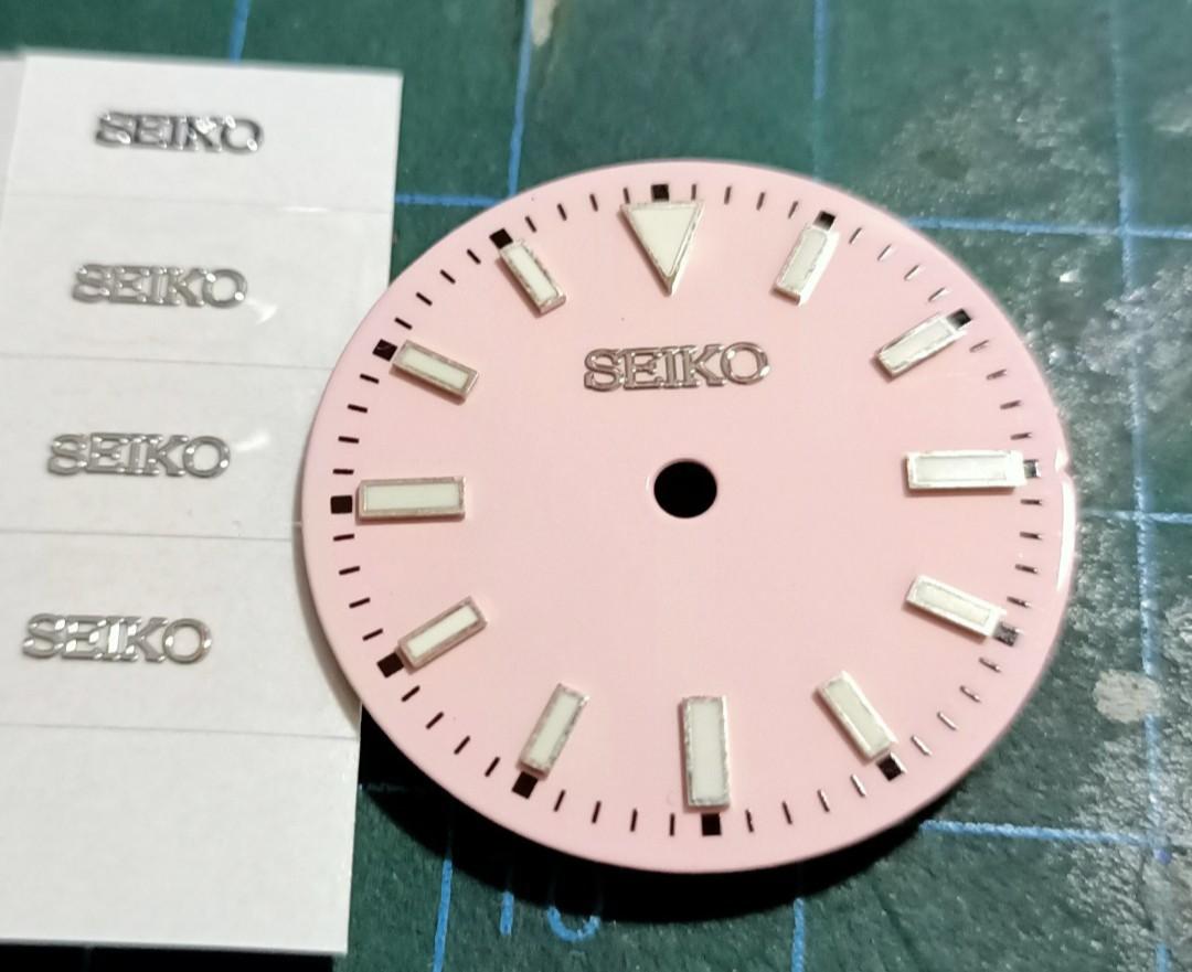 Logo Sticker x  SEIKO Metallic Aluminium 70mm / 20mm 2 TWO 