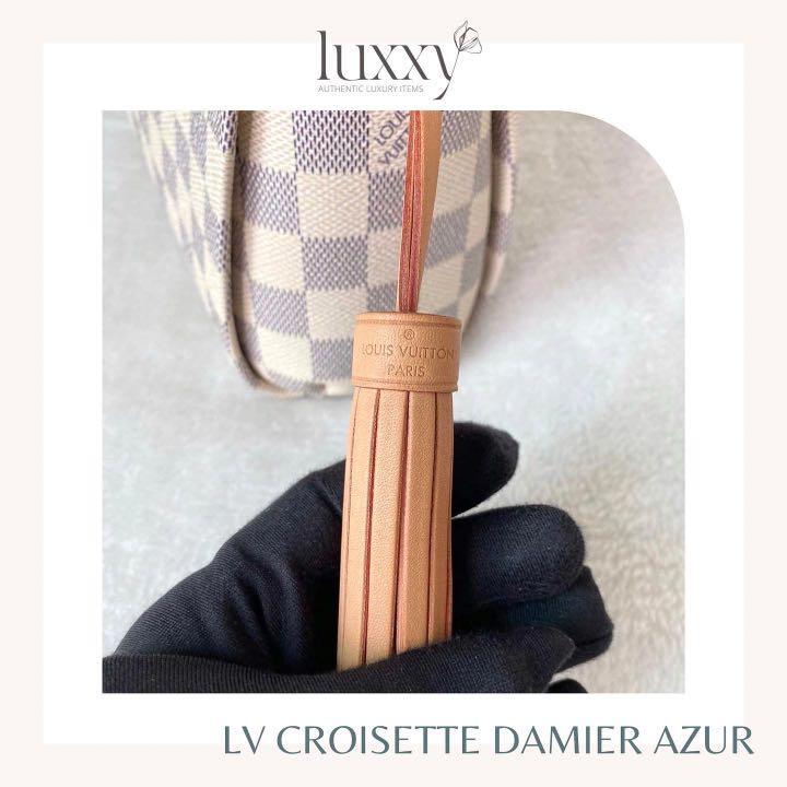 Louis Vuitton // Cream Damier Azur Croisette Bag – VSP Consignment