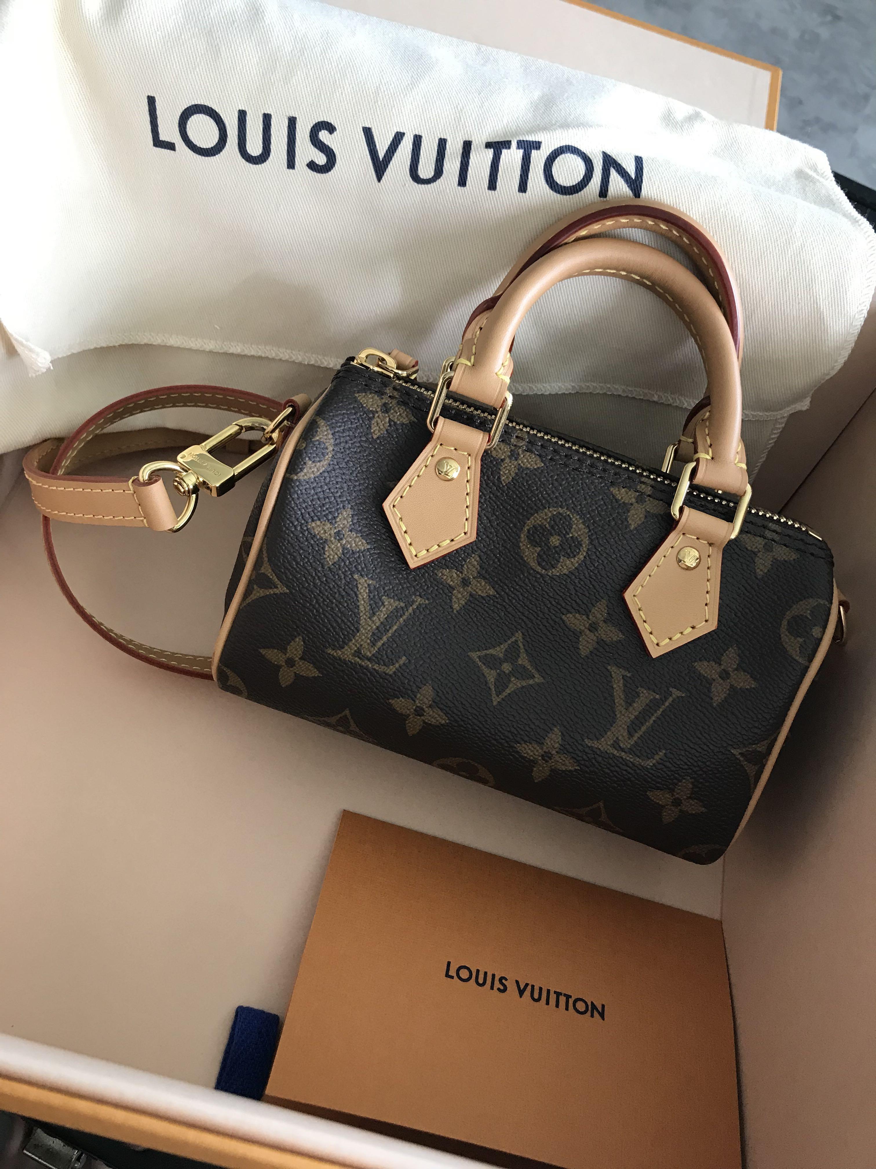 LV Nano Speedy Detachable Strap