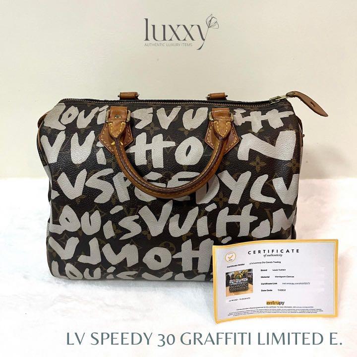 LV speedy 30 stephen sprouse, Luxury, Bags & Wallets on Carousell