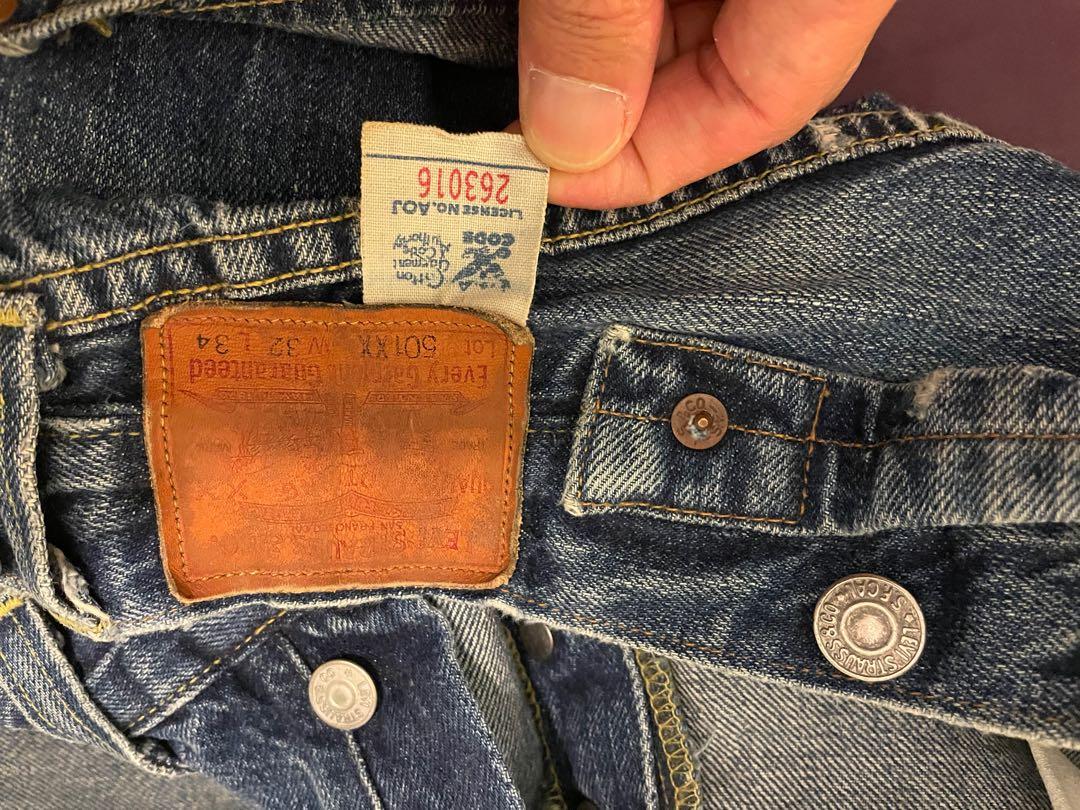 Levi's lvc LVC 33501 美版絕版, 男裝, 褲＆半截裙, 牛仔褲- Carousell