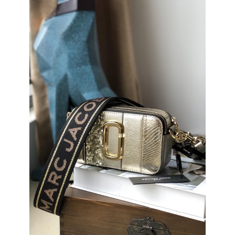 Marc Jacobs Sequin Snapshot Crossbody Bag