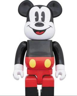 Bearbrick x Disney Mickey Mouse Vintage Version 1000% Black/White - US