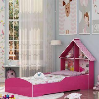 Montessori kids bedframe pink