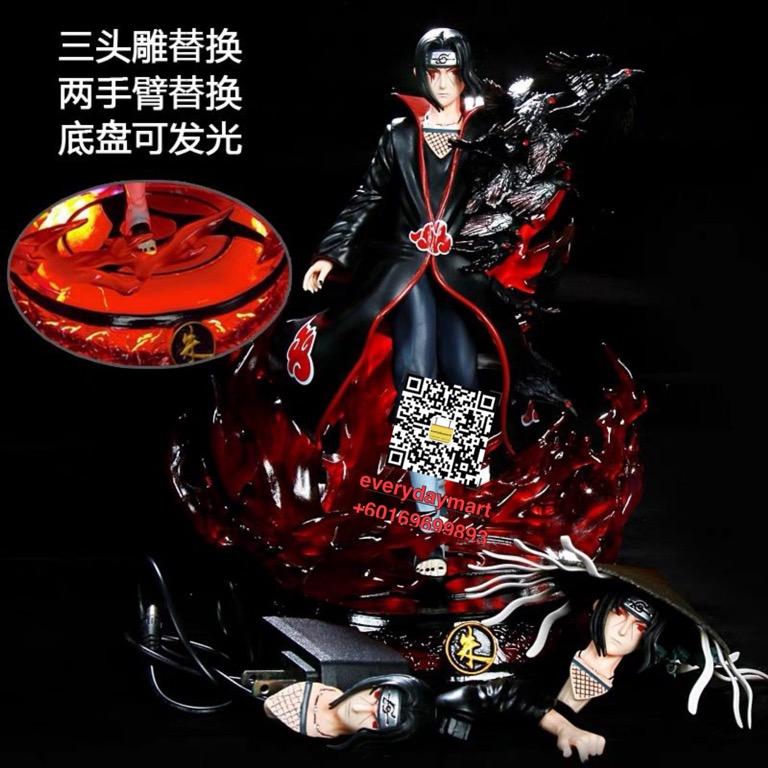 NARUTO🔥ITACHI UCHIHA THREE HEAD SCULPTS ILLUMINATED🔥ACTION FIGURE TOYS  STATUES💥火影忍者宇智波鼬💥手办模型, Hobbies & Toys, Toys & Games on Carousell