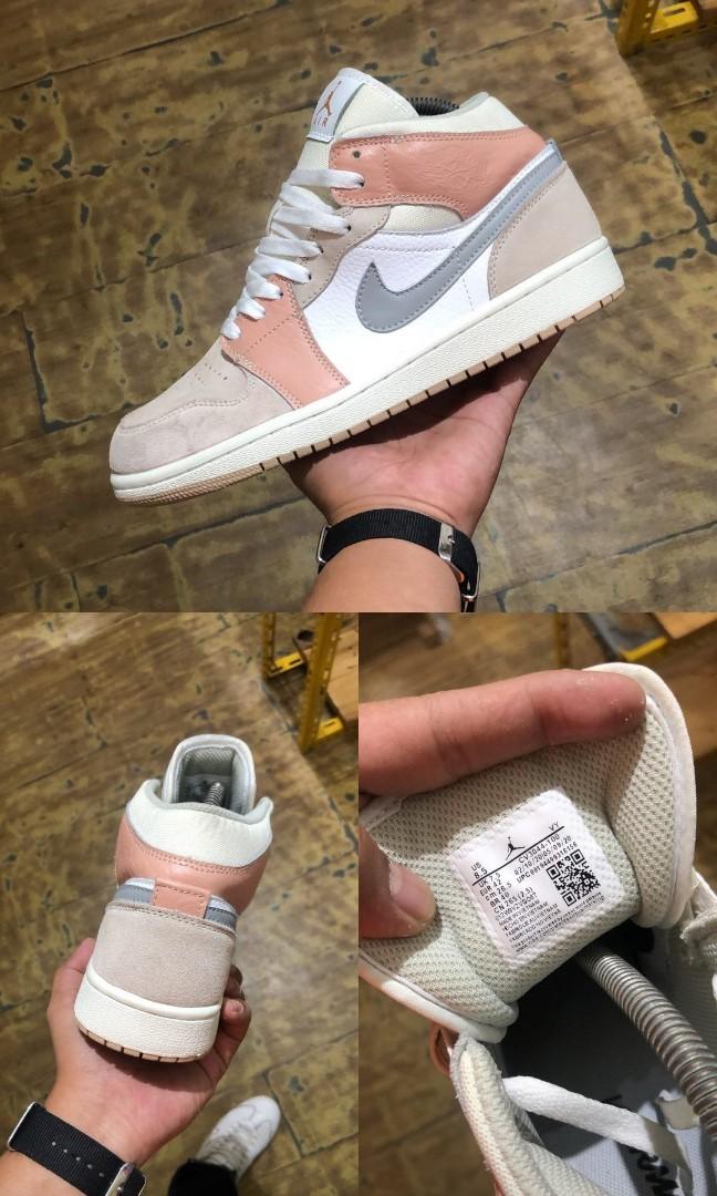 NIKE AIR JORDAN 1 MID MILAN, Fesyen Pria, Sepatu , Sneakers di Carousell