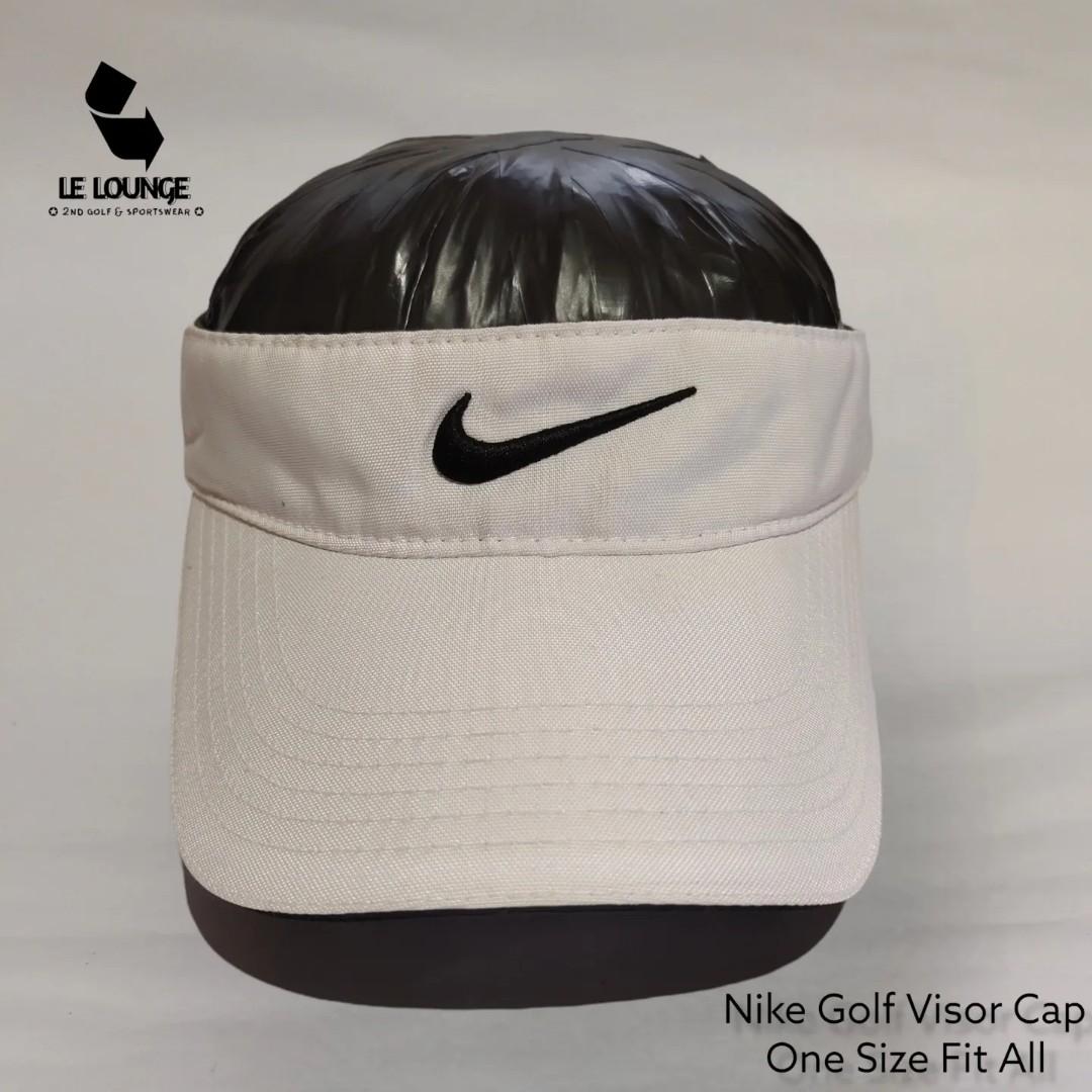 Nike White Golf Visor Caps, Olah Raga 