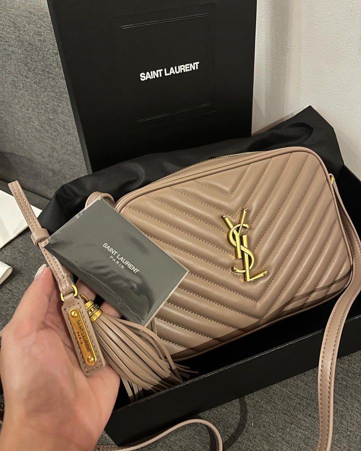 Ysl lou sales camera bag nude