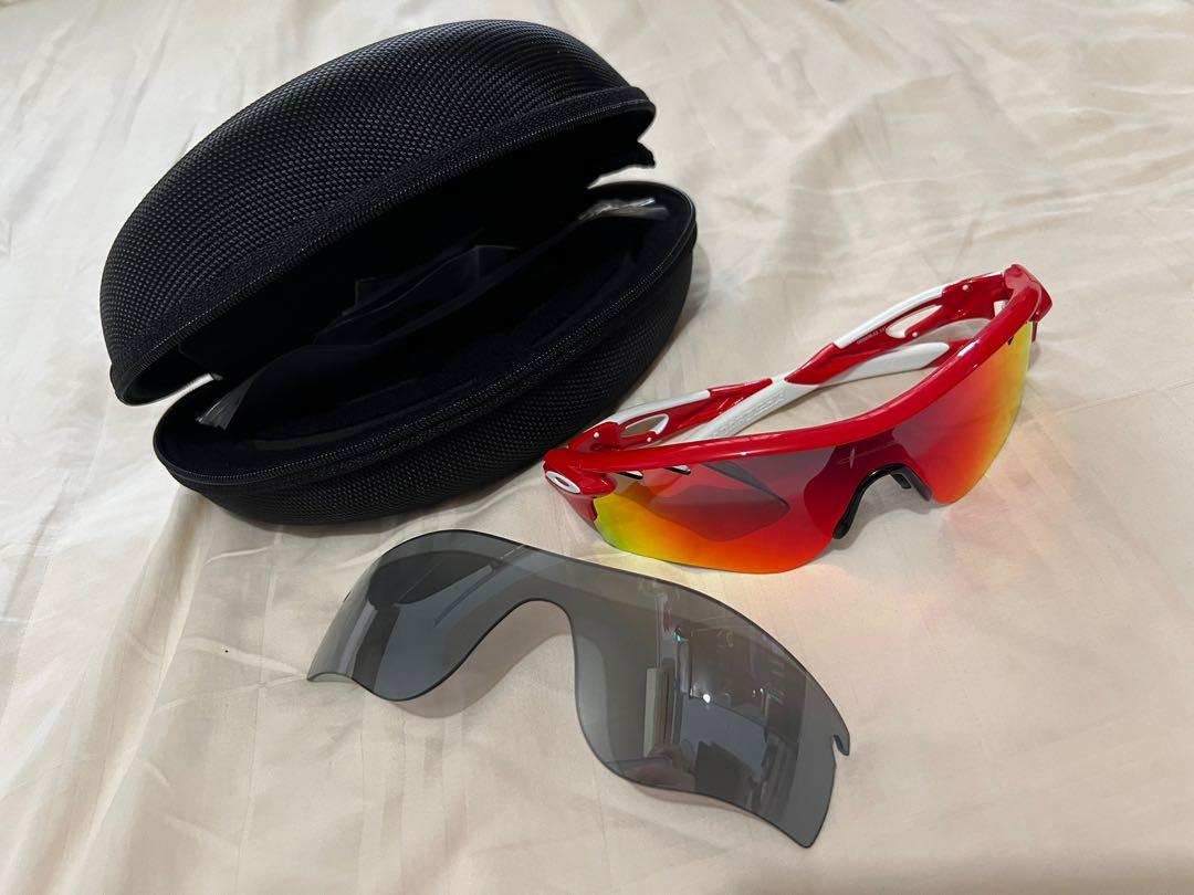 Oakley Radarlock Path Infrared Frame with Red Iridium Lens, Men's ...