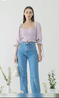oudre lilac top