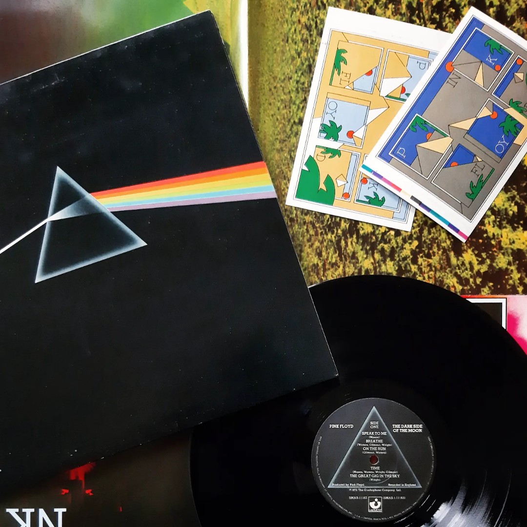 Pink Floyd – Dark Side Of The Moon (US 1975 Pressing; Complete Set) [Vinyl  Record LP Plaka], Hobbies & Toys, Music & Media, Vinyls on Carousell