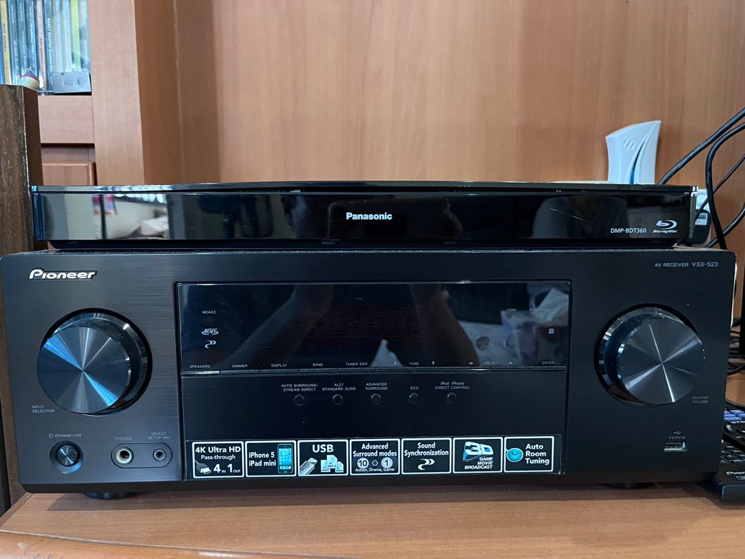 Pioneer AV receiver VSX523, Audio, Other Audio Equipment on Carousell