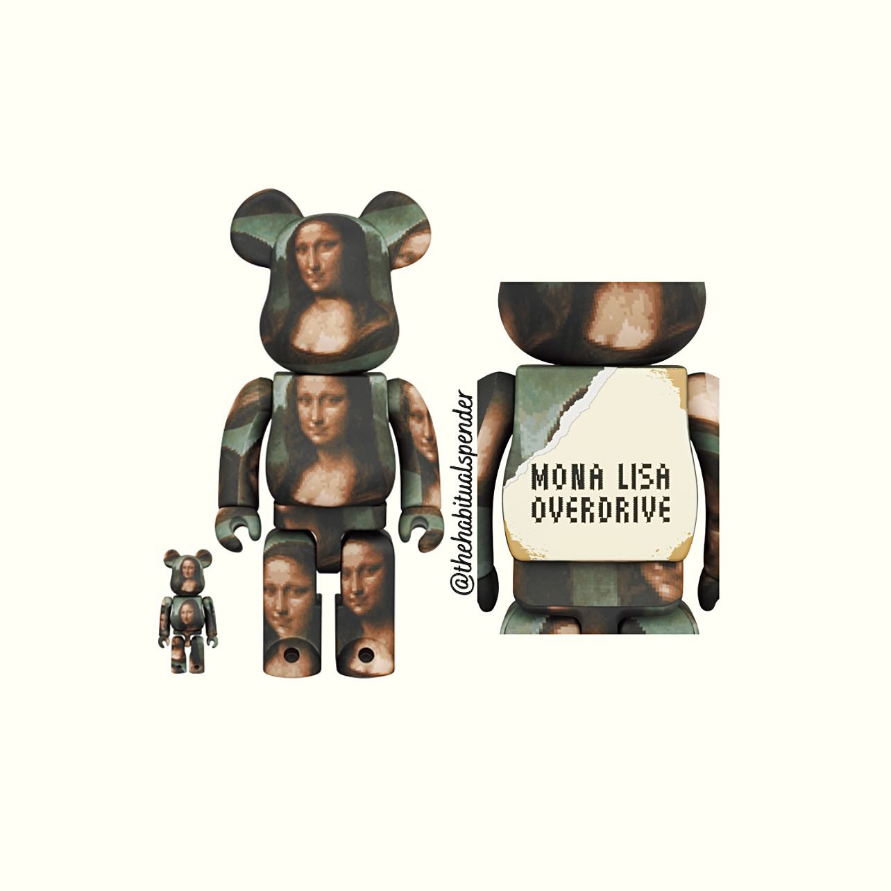 Bearbrick Mona Lisa Overdrive 400% & 100%, Hobbies & Toys, Toys ...