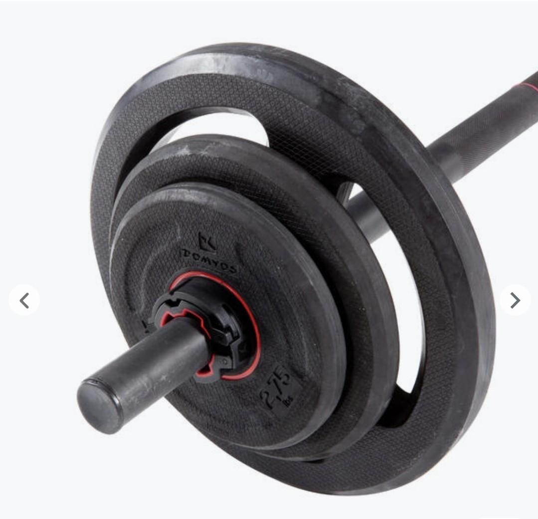 Pump Bar Weight Training Kit 20 kg, Sports Equipment, Exercise