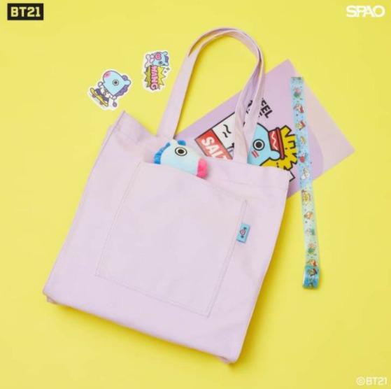 Yellowish SPAO X BT21 TOTE BAG UNISEX