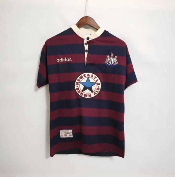 Retro 1995 96 Newcastle United Away Jersey Men s Fashion Tops