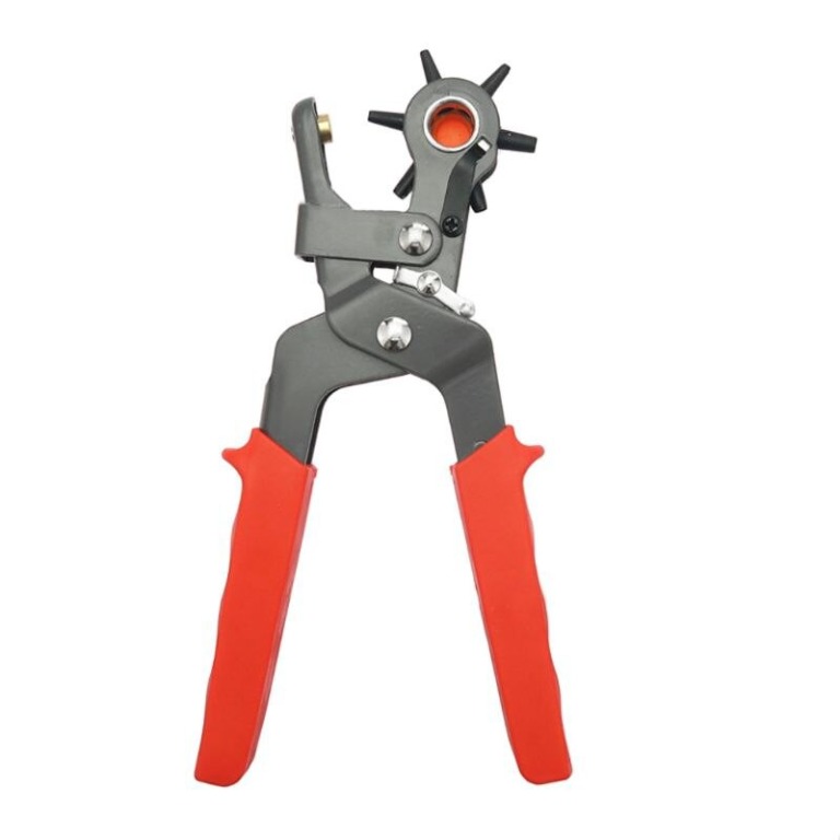 Revolving Punch Plier Kit Leather Belt Hole Puncher, Hobbies & Toys