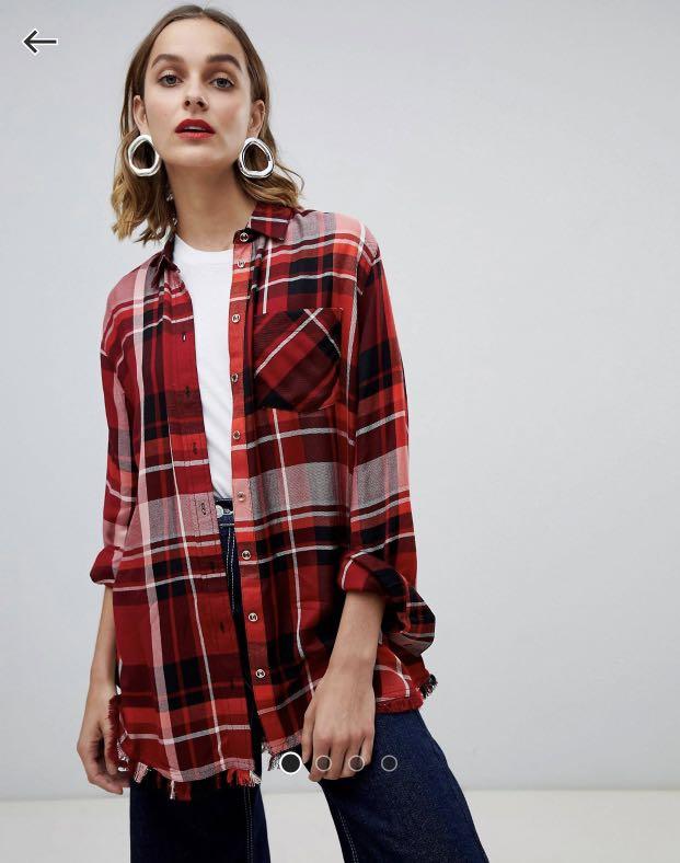 Checked shirt on sale womens river island