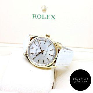 Rolex 34mm Gold Shell Oyster Perpetual REF: 1024 (3.97 Million Series)