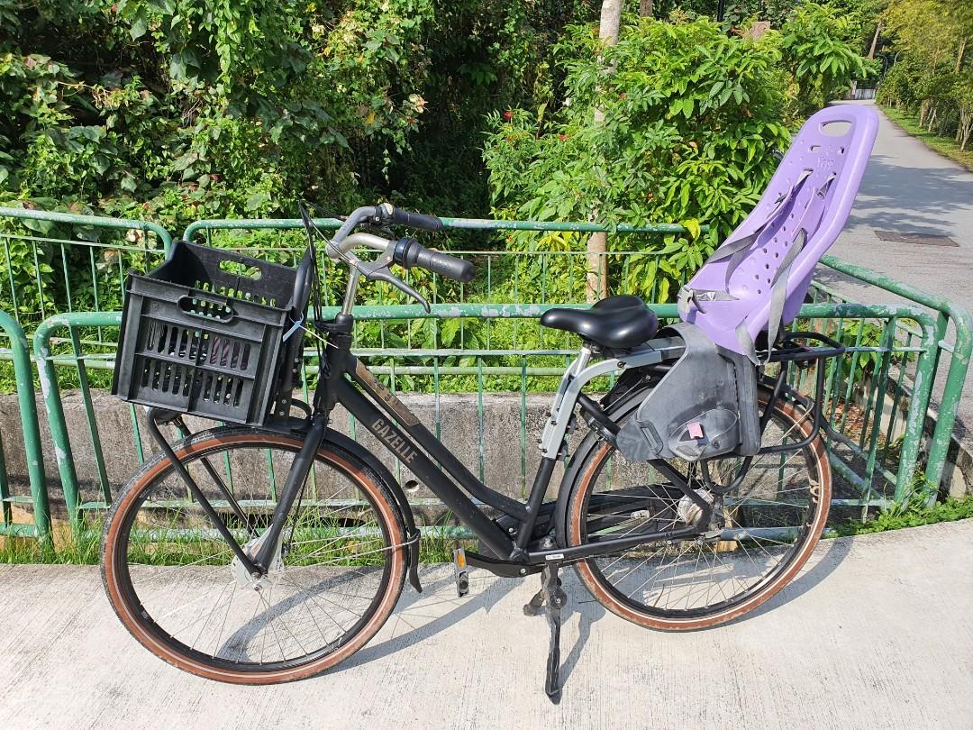 Dutch bike with online child seat