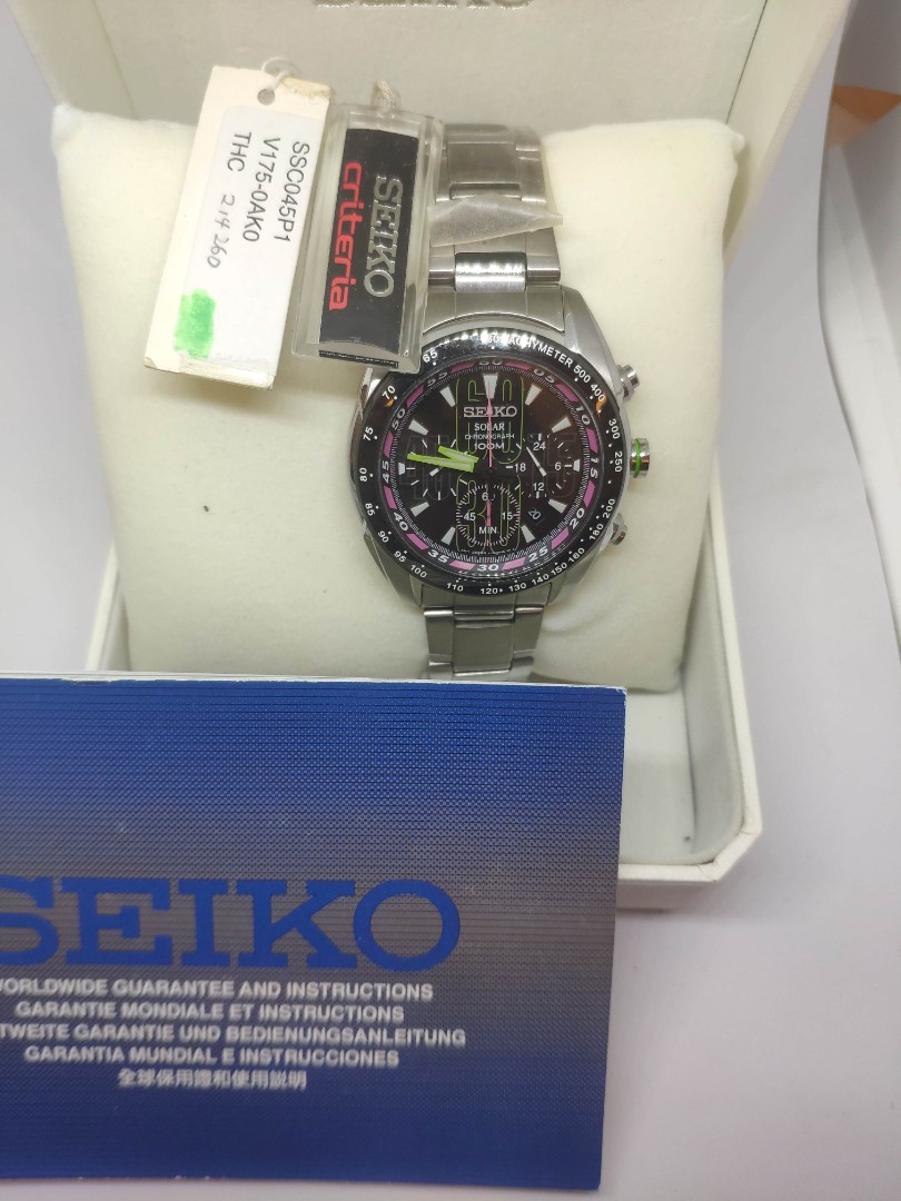 Seiko solar 100m manual online