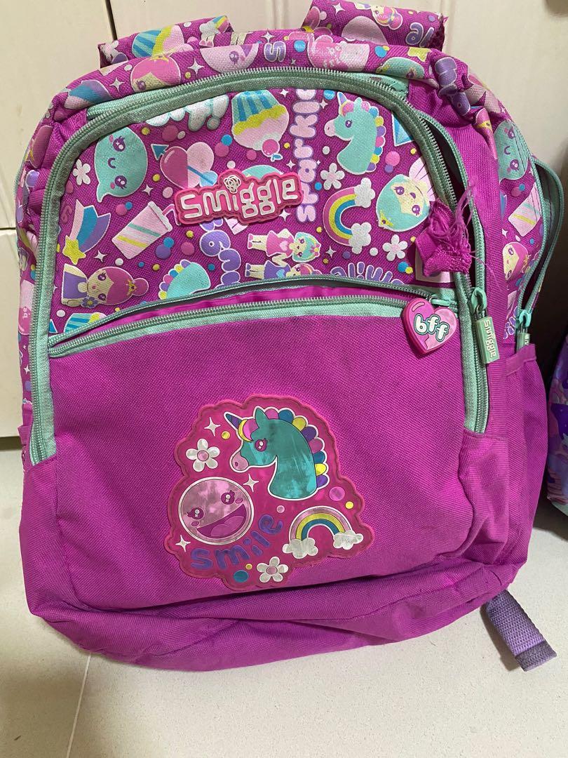 Smiggles school backpack, Women's Fashion, Bags & Wallets, Backpacks on ...