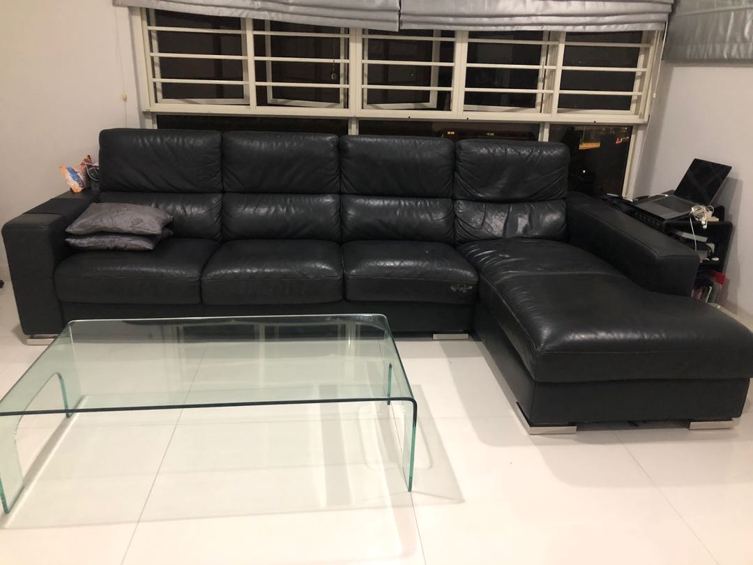 Sofa to give away, Furniture & Home Living, Furniture, Sofas on Carousell