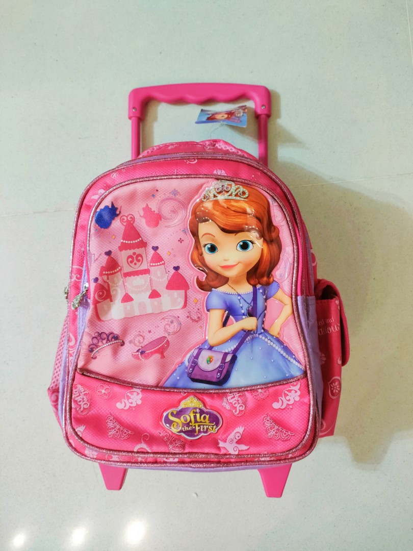 Sofia the first trolley sale bag