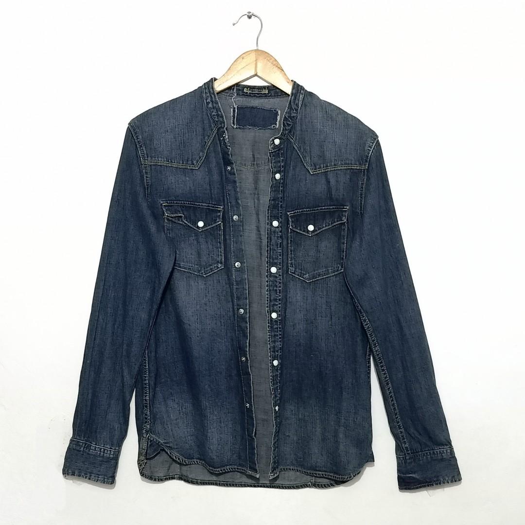 Soft denim jacket sales mens