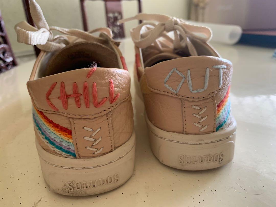 rainbow wave sneakers