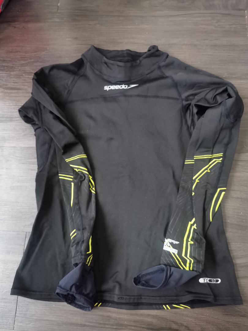 Speedo Rash guard, Men's Fashion, Tops & Sets, Swim Top & Rash Guards