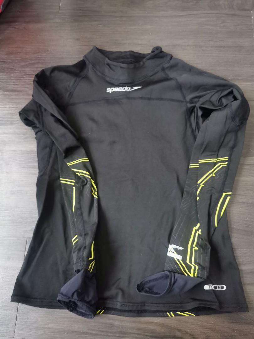 Speedo Rash guard, Men's Fashion, Tops & Sets, Swim Top & Rash Guards