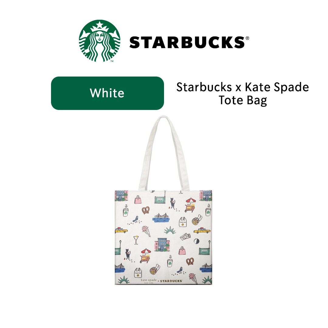Starbucks kate 2025 spade tote bag