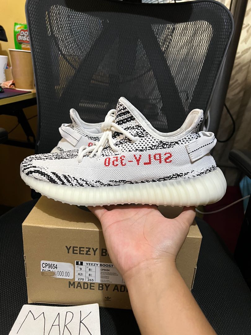 yeezy zebra size 7