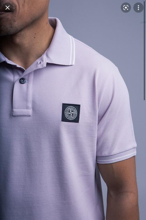 Lavender stone island on sale polo